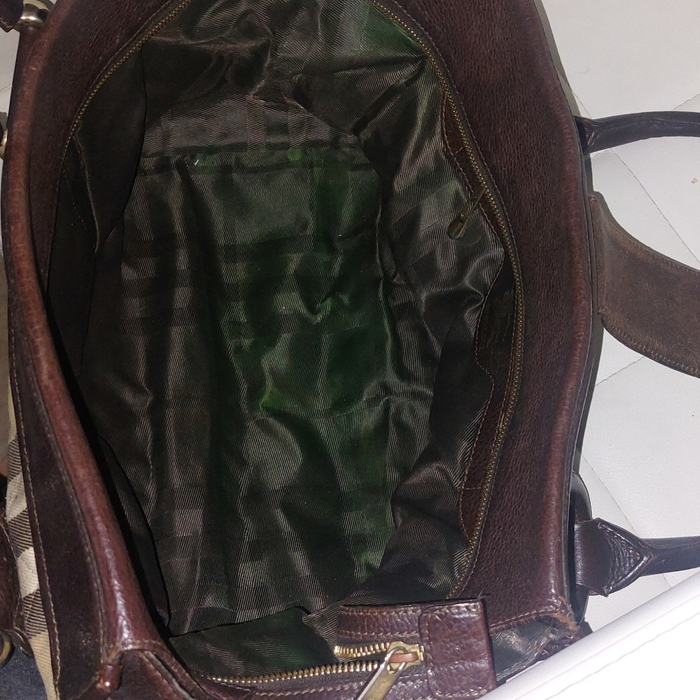 Burberry handbag authentic large Vintage - Picture 3 of 8